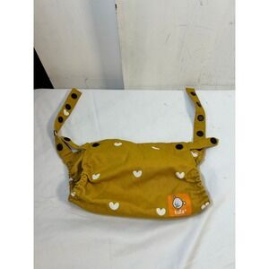 Tula Baby Hood Replacement Mustard Yellow White Heart Print OS Kids